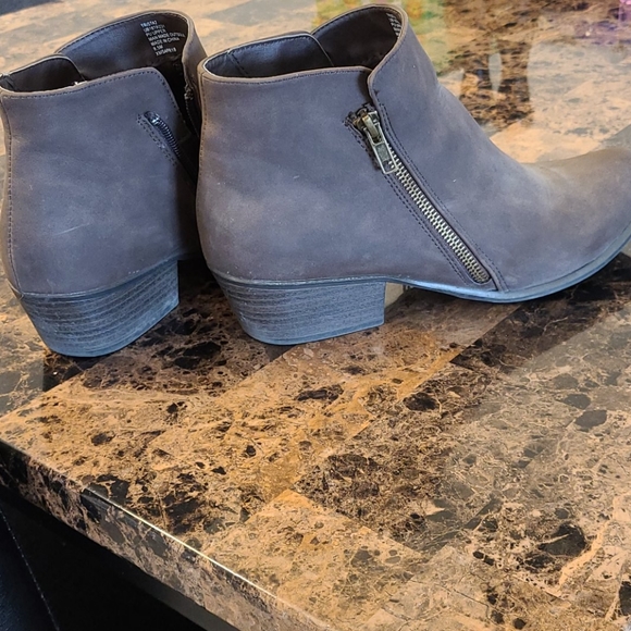 Brown Suede Booties - Picture 2 of 4